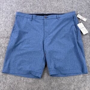 Tommy Bahama Shorts Mens 40 Blue Heather IslandZone Double Eagle Golf UPF 30
